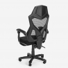 Gordian Plus Dark Gaming-Stuhl futuristisches Design ergonomisch atmungsaktiv Fußstütze  Modell