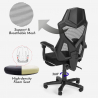 Gordian Plus Dark Gaming-Stuhl futuristisches Design ergonomisch atmungsaktiv Fußstütze  Rabatte