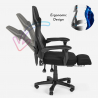 Gordian Plus Dark Gaming-Stuhl futuristisches Design ergonomisch atmungsaktiv Fußstütze  Lagerbestand