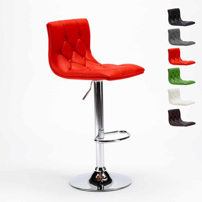Chesterfield Kunstleder gesteppt Küche und Barhocker Design Honolulu Modell Chesterfield Kunstleder gesteppt Küche und Barhocker Design Honolulu Modell