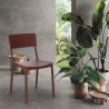 Stuhl aus Polypropylen in modernem Design für Küche Bar Restaurant Garten Liner Lagerbestand