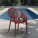 Stuhl im modernen Design aus Polypropylen für Küche Bar Restaurant Außenbereich Fragus Verkauf