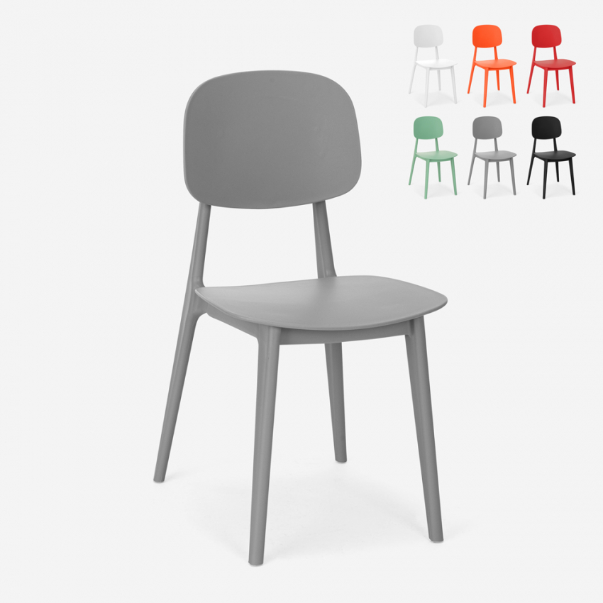Polypropylen Stuhl in modernem Design für Küche Garten Bar Restaurant Geer Katalog