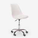 Design Stuhl Drehhocker Büro höhenverstellbar Räder Eiffel Octony Maße