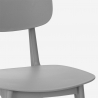 Design runder Tisch 80cm beige 2 Stühle Berel 