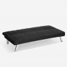 3-Sitzer Schlafsofa Design clic clac Liegesessel Samtstoff Explicitus Sales