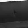 3-Sitzer Schlafsofa Design clic clac Liegesessel Samtstoff Explicitus Rabatte