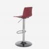Höhenverstellbarer matter Designhocker Grand Soleil Imola Matt Küchenbar 