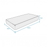 Kinder-Matratze Waterfoam Orthopädisch 16 cm 70x140 Easy Comfort Modell