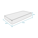 Orthopädische Kinder-Matratze Waterfoam 16 cm 80x160 Easy Comfort Modell