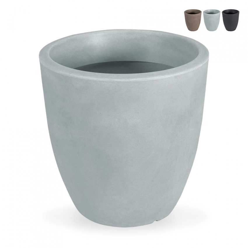 Hoher runder Pflanzkübel Ø 60cm für Garten, Terrasse, Balkon Orione Angebot