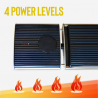 Infrarot-Heizstrahler Bluetooth ohne Lichtemissionen 1000W Lautsprecher Spaik Katalog