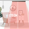 Infrarotheizstrahler ohne Lichtemissionen 1800W Bluetooth Lautsprecher Spaik Pro Lagerbestand