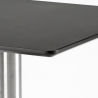 Quadratischer Tisch 90x90cm mit zentraler Basis für Bistros und Bars Horeca Kosten