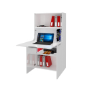 Platzsparender Schreibtisch 70x70cm klappbare Tischplatte Schrank Dalia Sales