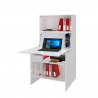 Platzsparender Schreibtisch 70x70cm klappbare Tischplatte Schrank Dalia Sales