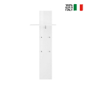 Moderner Garderoben-Wandhaken mit Regal, 4 Haken, Design Magic Jako Blanco Verkauf