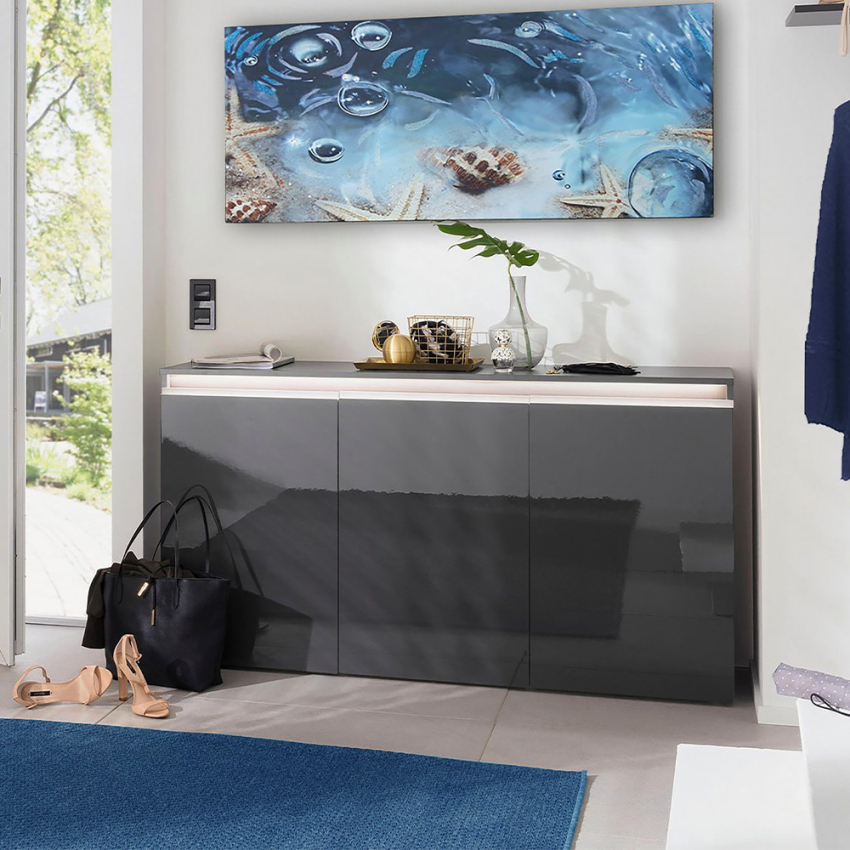 Sideboard 3 Türen Eingang Esszimmer 150 cm Magic Lawe Ardesia Aktion Sideboard 3 Türen Eingang Esszimmer 150 cm Magic Lawe Ardesia Aktion