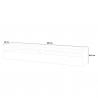 Design-TV-Schrank für Wohnzimmer, 200 cm, 4 Fächer, 2 Türen, hochglanzweiß, Burrata Katalog