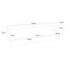 TV-Lowboard Wohnzimmer 160cm 2 Türen 1 Fach Design Zet Kiwey Ardesia M Katalog