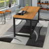 Rechteckiger Bürotisch 160x70cm Design Metall schwarz Bridgeblack 160 Kauf