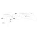 TV-Möbel mit 2 offenen Fächern und Klapptür Wohnzimmer 210cm Pillon XXL Katalog