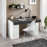 Büroschreibtisch 130x60cm platzsparend mit verschiebbarer Tischplatte Sliding L Ardesia Aktion