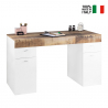 Platzsparender Schreibtisch 130x60cm mit ausziehbarer Arbeitsfläche Sliding L Ahorn Verkauf