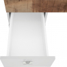 Platzsparender Schreibtisch 130x60cm mit ausziehbarer Arbeitsfläche Sliding L Ahorn Lagerbestand
