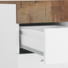 Platzsparender Schreibtisch 130x60cm mit ausziehbarer Arbeitsfläche Sliding L Ahorn Katalog