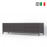 TV-Schrank 170 cm Hochglanz Anthrazit mit Tür und 4 Schubladen Metis Living Up Report Verkauf