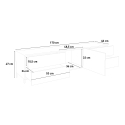 TV-Schrank 170 cm Hochglanz Anthrazit mit Tür und 4 Schubladen Metis Living Up Report Rabatte