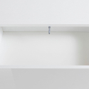 TV-Schrank 170cm, 4 Schubladen, weiße Hochglanzoberfläche, Metis Living Up Sales