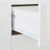 TV-Schrank 170cm, 4 Schubladen, weiße Hochglanzoberfläche, Metis Living Up Rabatte
