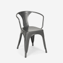set  tisch 80x80cm 4 stühle stil im industrie-design küche bar hustle 