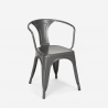 set  tisch 80x80cm 4 stühle stil im industrie-design küche bar hustle 