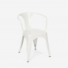 set tisch 80x80cm 4 stühle industrie design stil küche bar reims 