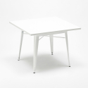 set 4 stühle Lix tisch weiß 80x80cm küche century white top light Eigenschaften