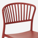 Set Tisch 70x70cm beige 2 Stühle für drinnen und draußen Design Magus 