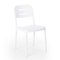 Set Tisch 70x70cm 2 Stühle beige Polypropylen Design Larum 