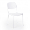 Set Tisch 70x70cm 2 Stühle beige Polypropylen Design Larum 