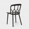 Set 2 Stühle Design Polypropylen quadratischen Tisch 70x70cm beige Saiku Kosten