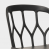 Set 2 Stühle Design Polypropylen quadratischen Tisch 70x70cm beige Saiku Kauf