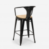  set tisch 60x60cm 4 hocker industrie küche bar bucket top light 