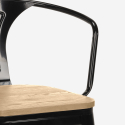  set tisch 60x60cm 4 hocker industrie küche bar bucket top light 
