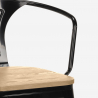  set tisch 60x60cm 4 hocker industrie küche bar bucket top light 
