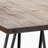 set 4 hocker hoher tisch 60x60cm bar küche mason noix top light 