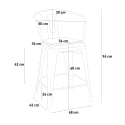 set tisch 60x60cm 4 hocker küche bruck white top light 