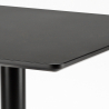 Set Horeca Tisch 70x70cm 2 Stühle Industrie Design Starter Dark 
