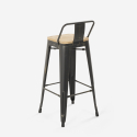set tisch  60x60cm 4 hocker vintage industriestil rhodes noix Lagerbestand